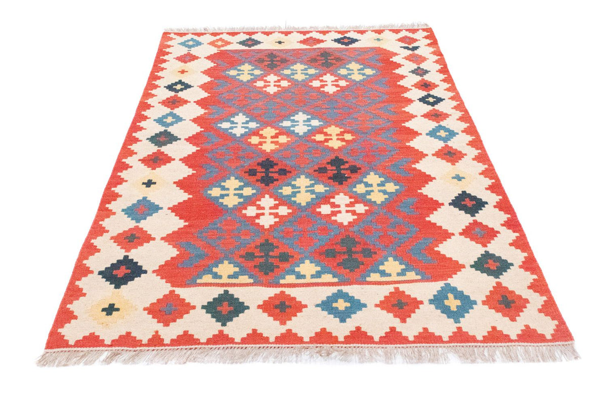 Kelim Carpet - orientalisk matta - 183 x 120 cm - orange