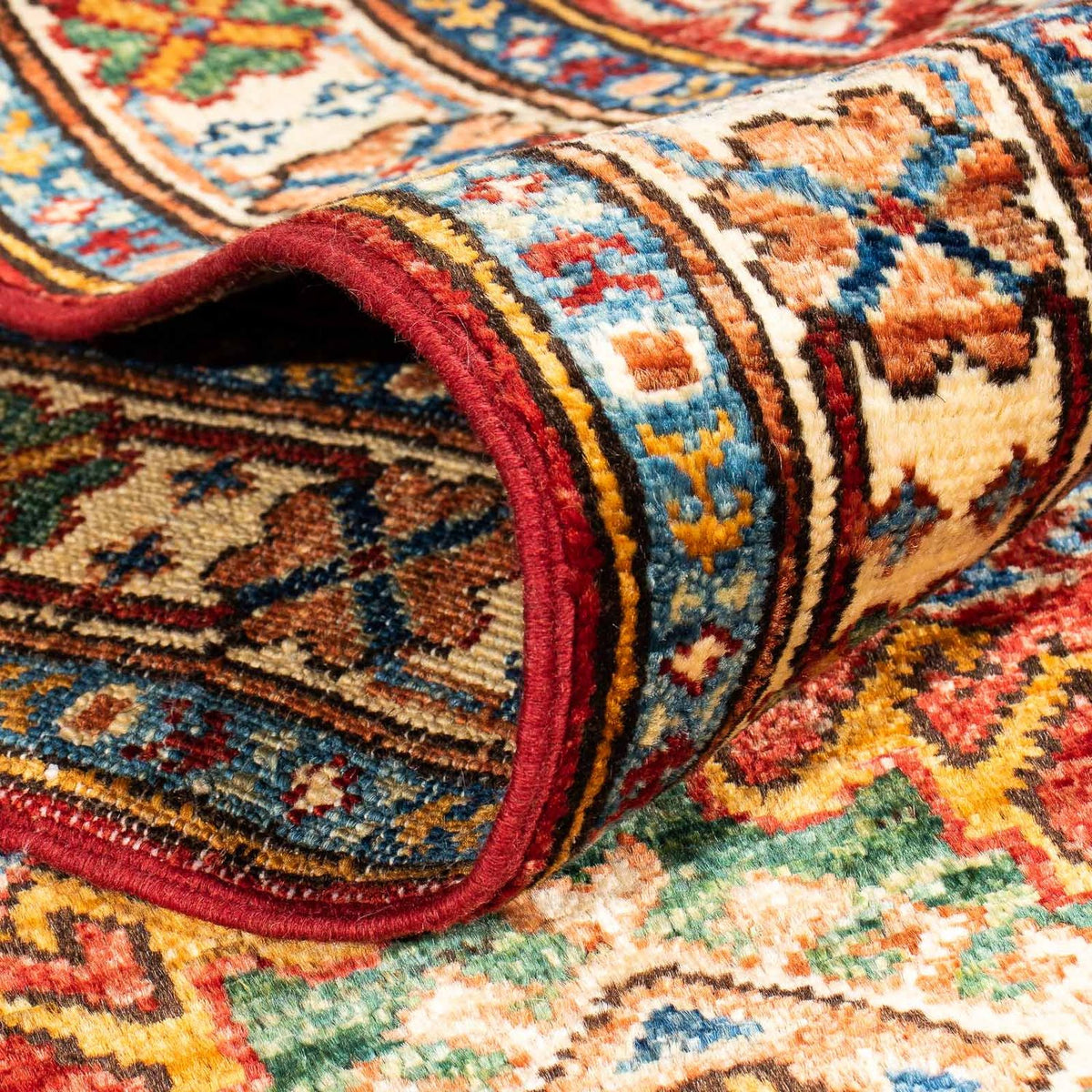 Runner Ziegler Carpet - Kazak - 178 x 60 cm - mörkröd
