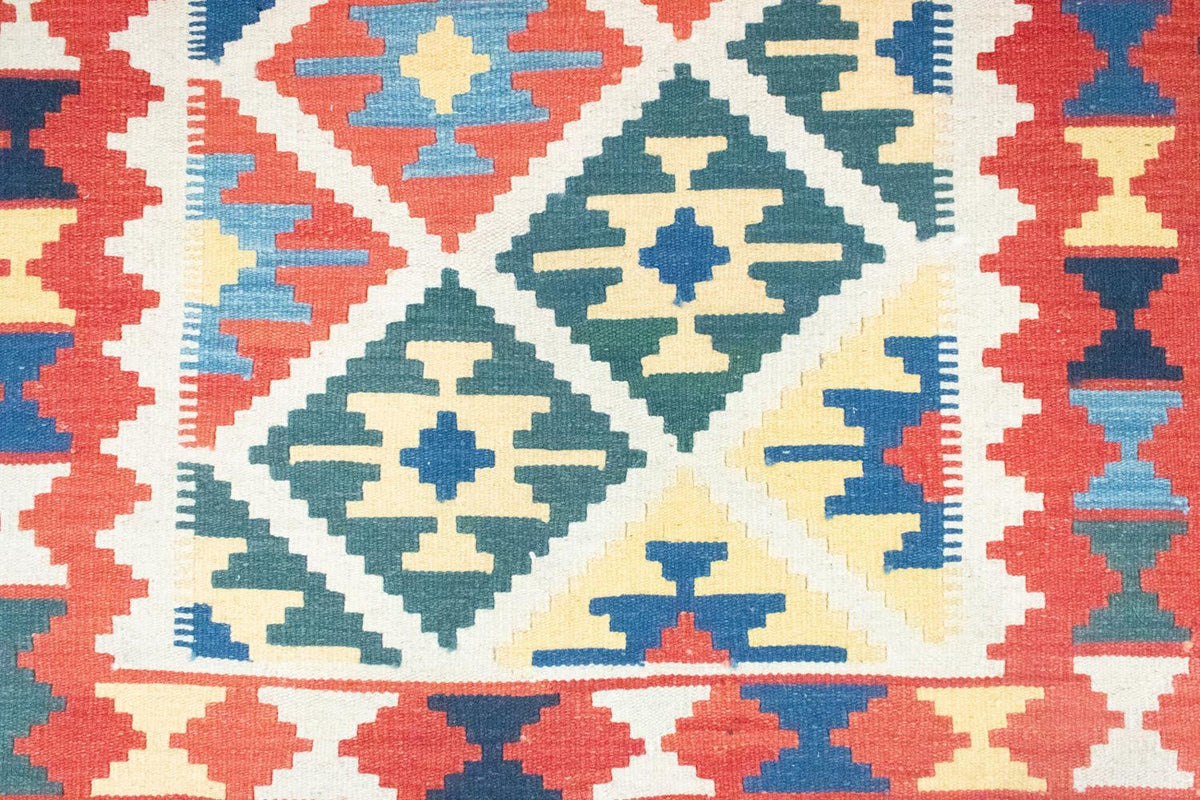 Kelim Carpet - orientalisk matta - 190 x 120 cm - flerfärgad