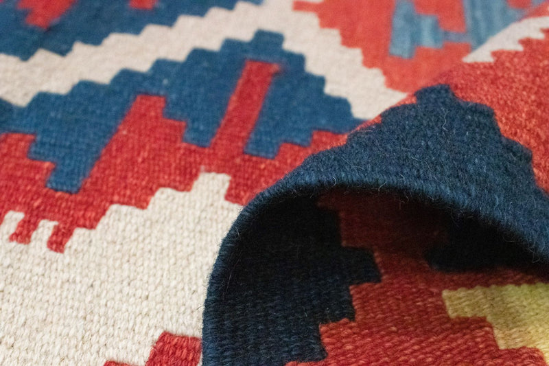 Kelim Carpet - orientalisk matta - 190 x 120 cm - flerfärgad