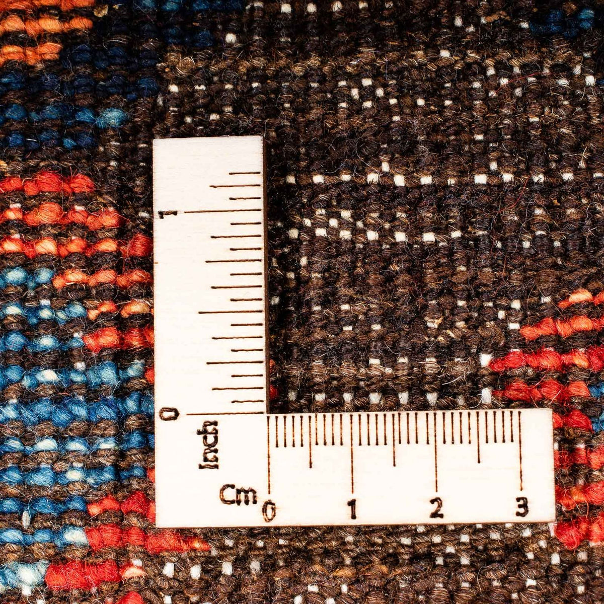 Kelim Carpet - Splash - 191 x 128 cm - brun