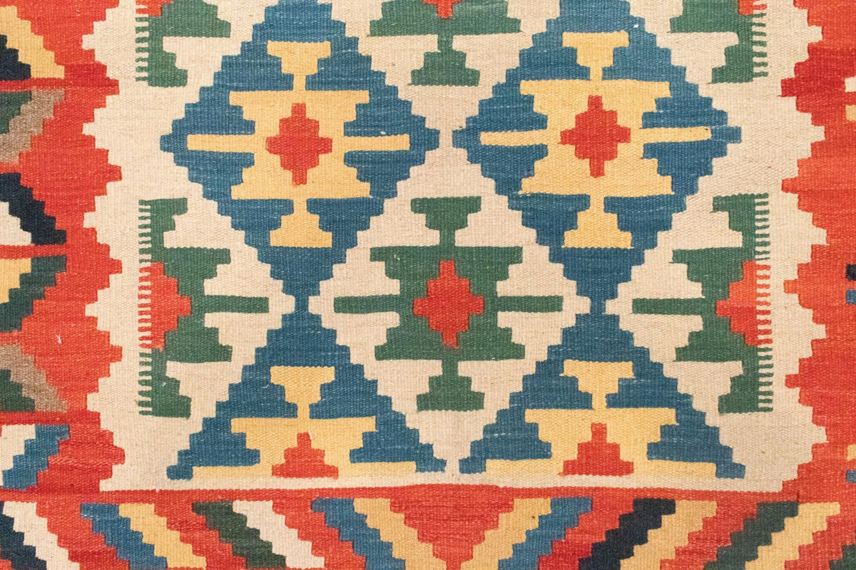 Kelim Carpet - orientalisk matta - 180 x 123 cm - orange