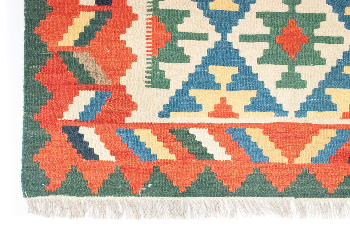 Kelim Carpet - orientalisk matta - 180 x 123 cm - orange