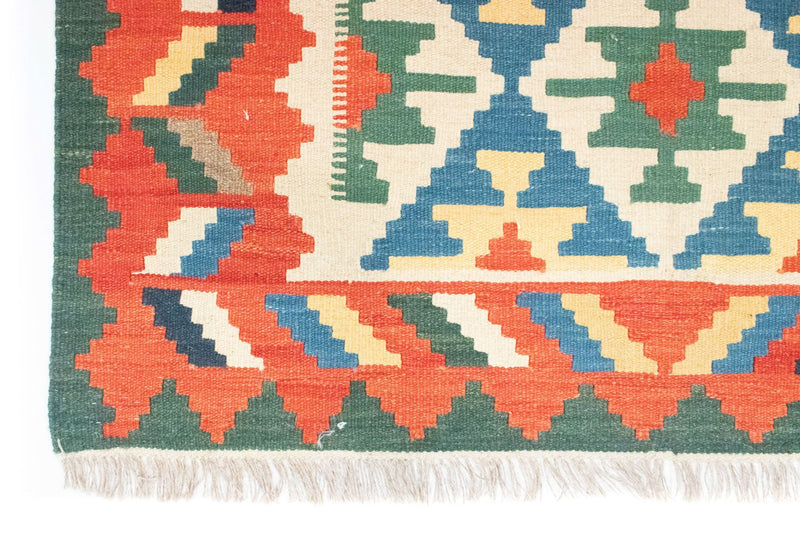 Kelim Carpet - orientalisk matta - 180 x 123 cm - orange