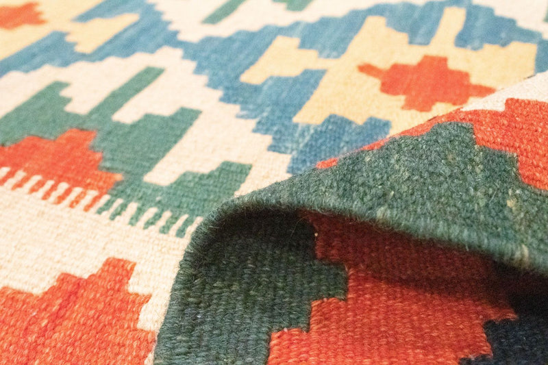 Kelim Carpet - orientalisk matta - 180 x 123 cm - orange