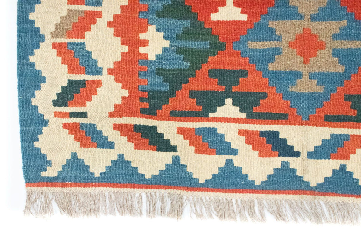 Kelim Carpet - orientalisk matta - 185 x 119 cm - orange