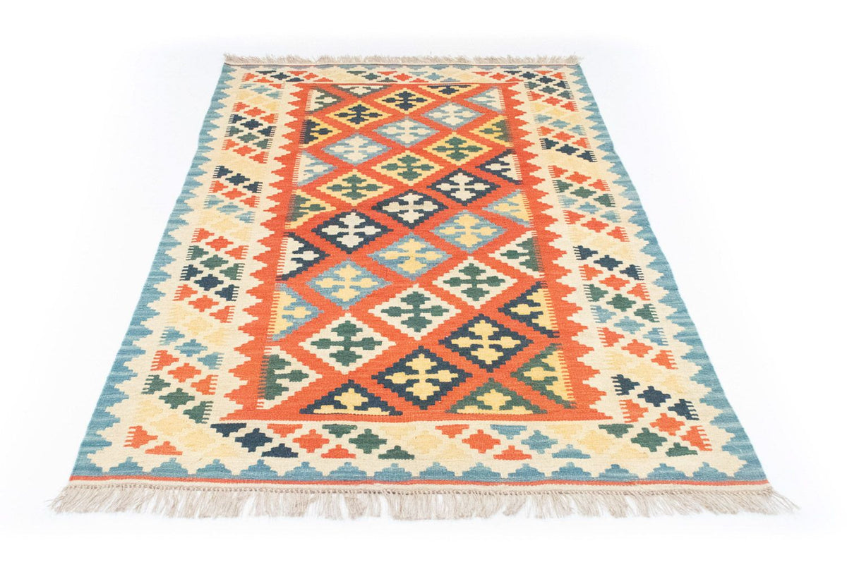 Kelim Carpet - orientalisk matta - 184 x 118 cm - orange