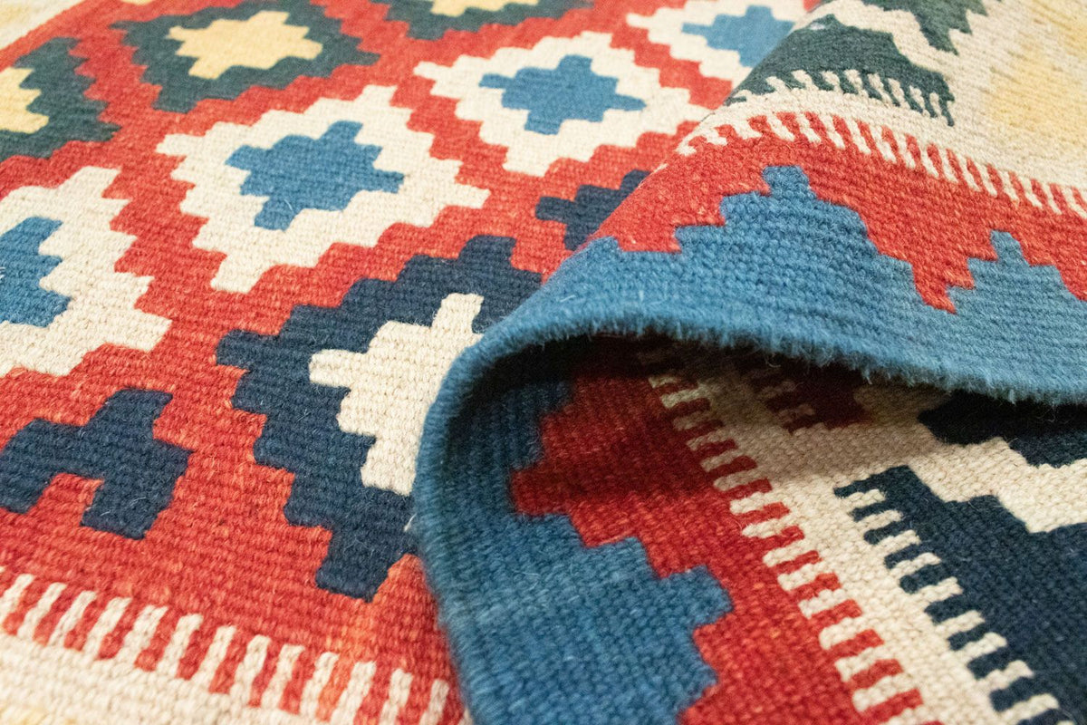 Kelim Carpet - orientalisk matta - 150 x 100 cm - röd