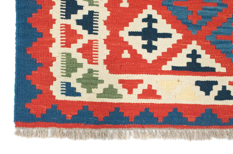 Kelim Carpet - orientalisk matta - 150 x 102 cm - flerfärgad