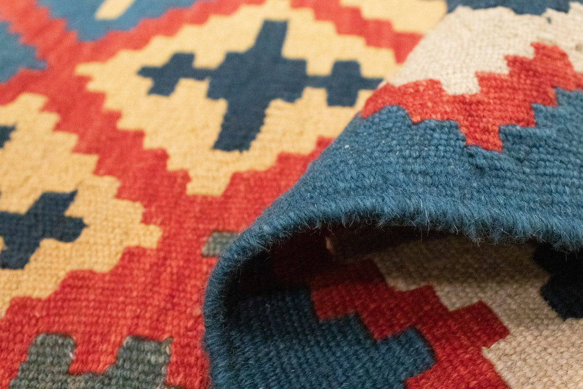 Kelim Carpet - orientalisk matta - 150 x 102 cm - röd