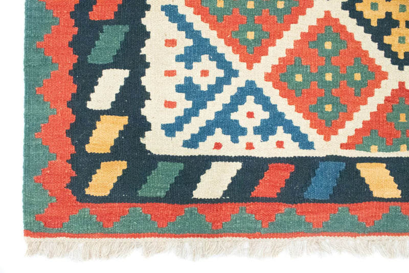 Kelim Carpet - orientalisk matta - 150 x 104 cm - orange