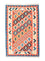Kelim Carpet - orientalisk matta - 152 x 99 cm - orange