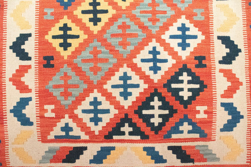 Kelim Carpet - orientalisk matta - 152 x 99 cm - orange