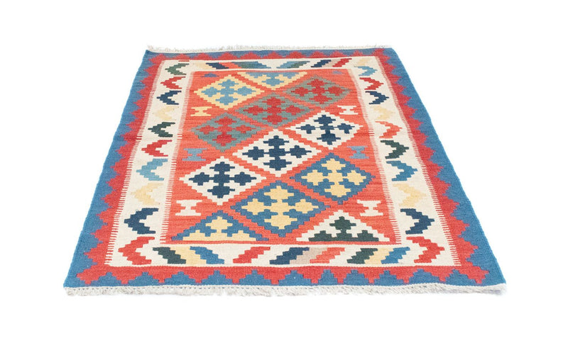 Kelim Carpet - orientalisk matta - 147 x 101 cm - orange