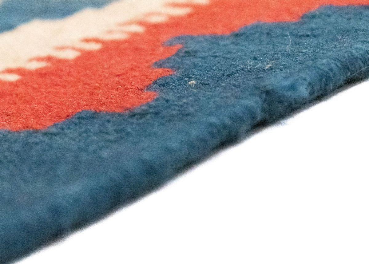 Kelim Carpet - orientalisk matta - 148 x 106 cm - orange