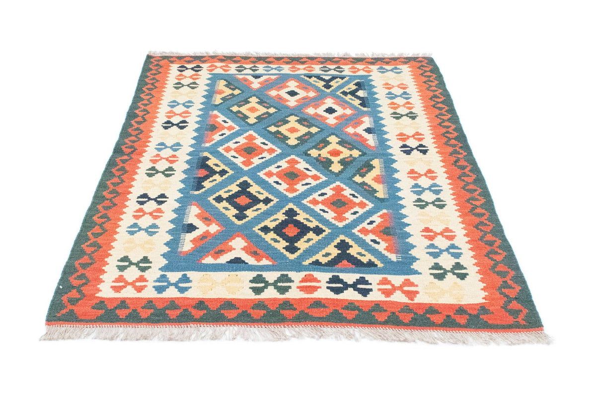 Kelim Carpet - orientalisk matta - 153 x 100 cm - blå