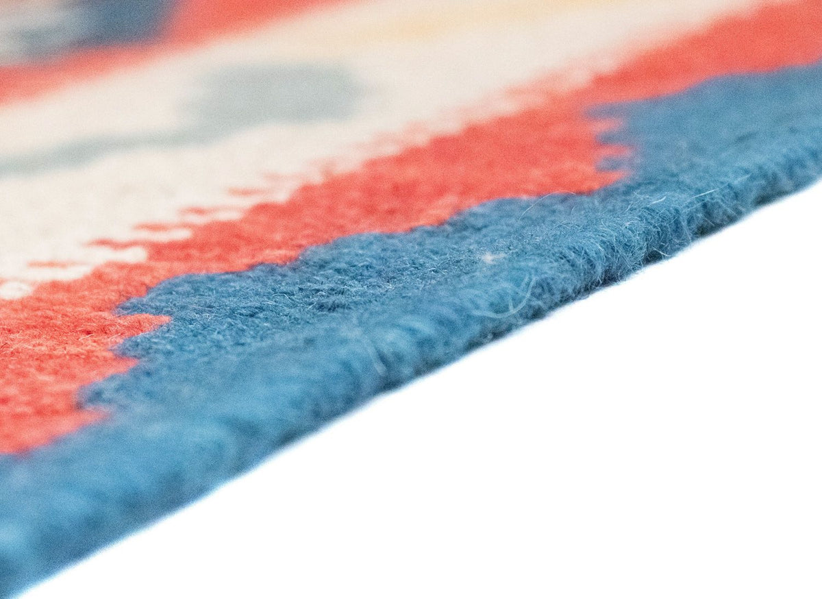 Kelim Carpet - orientalisk matta - 147 x 100 cm - orange