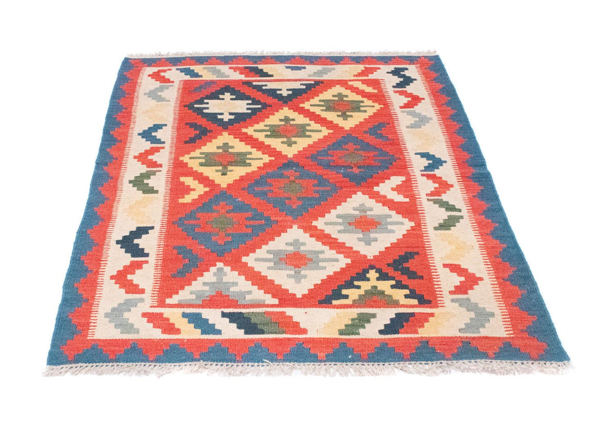 Kelim Carpet - orientalisk matta - 147 x 100 cm - orange