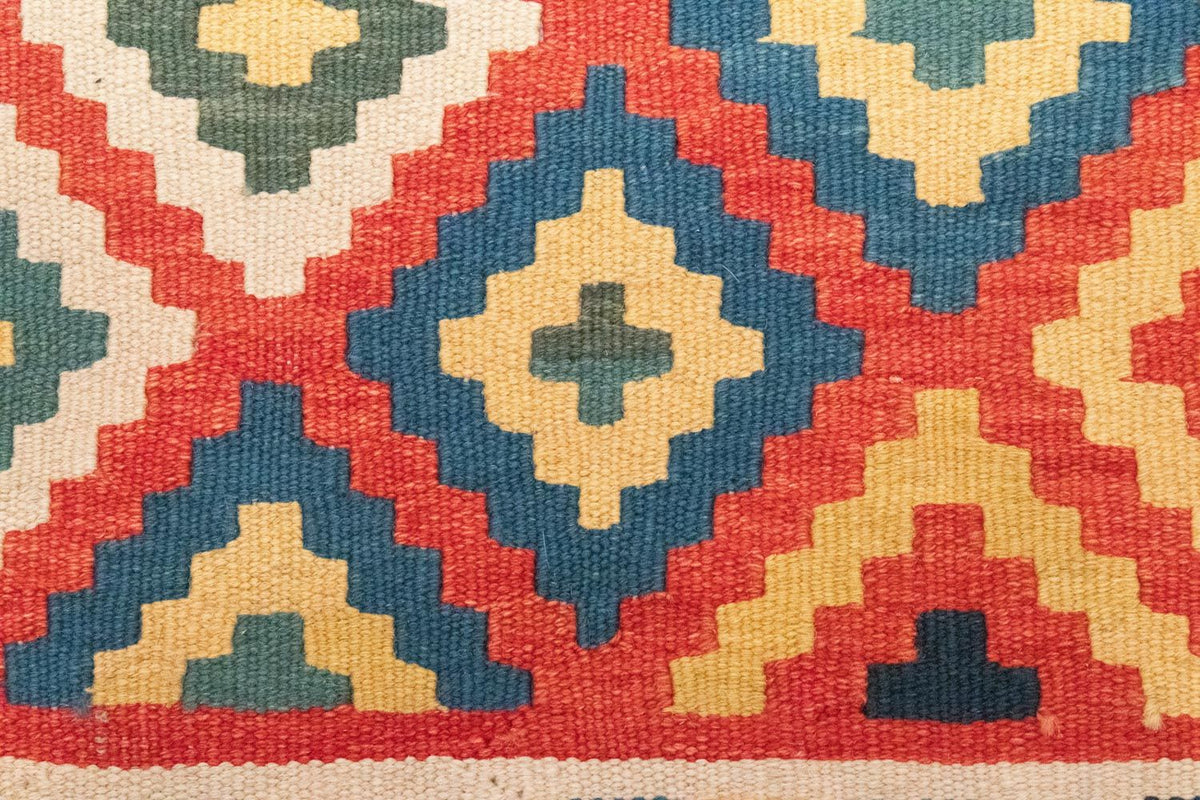 Kelim Carpet - orientalisk matta - 151 x 102 cm - blå