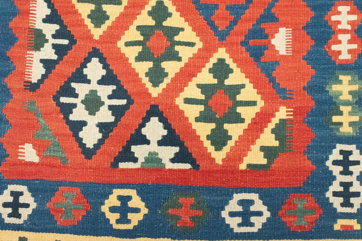 Kelim Carpet - orientalisk matta - 158 x 105 cm - orange