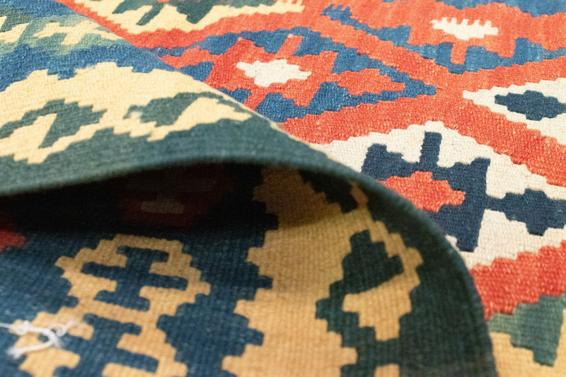 Kelim Carpet - orientalisk matta - 158 x 105 cm - orange