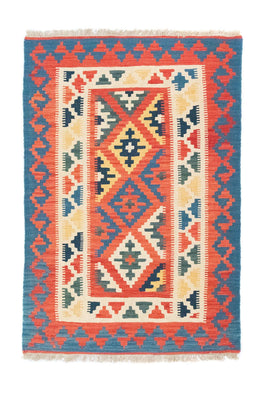 Kelim Carpet - orientalisk matta - 152 x 103 cm - orange