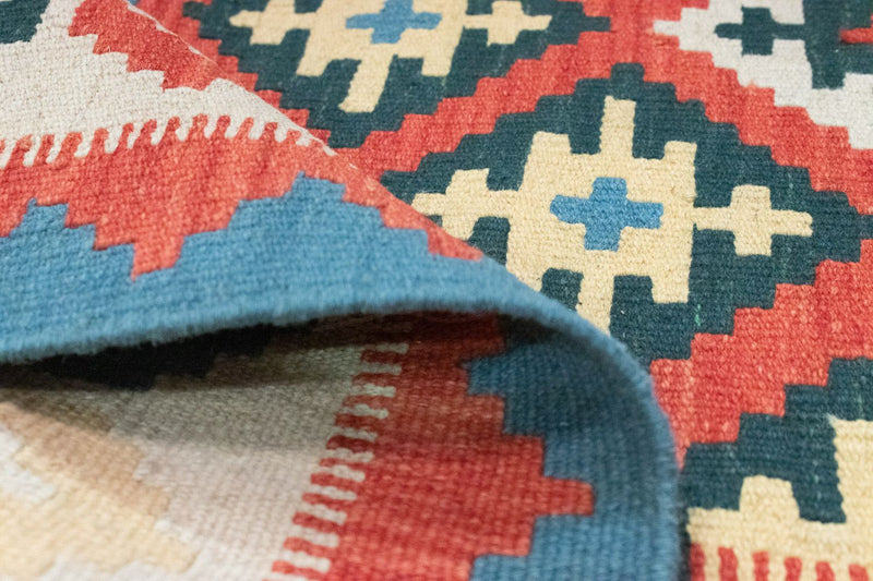 Kelim Carpet - orientalisk matta - 146 x 102 cm - orange