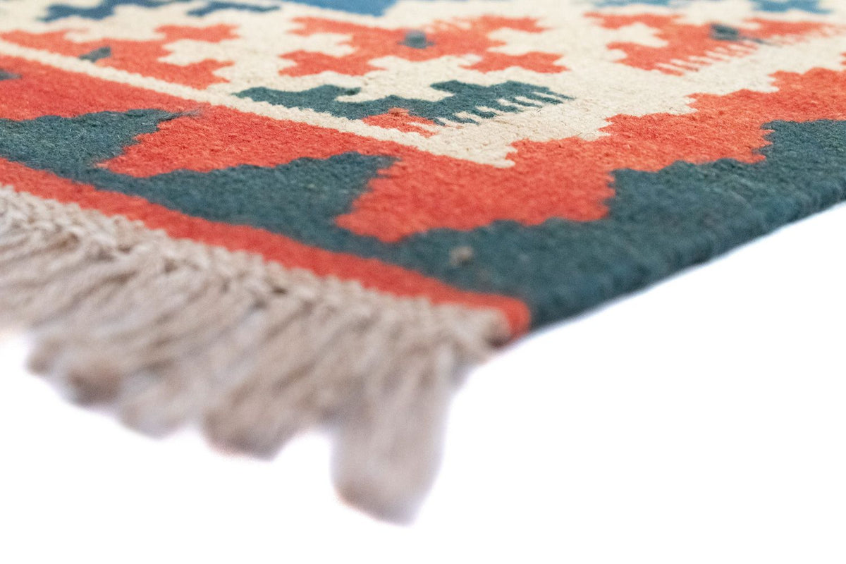 Kelim Carpet - orientalisk matta - 154 x 103 cm - blå