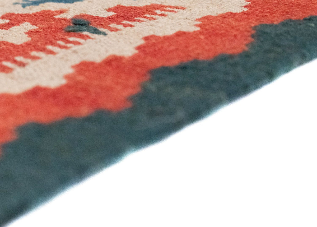 Kelim Carpet - orientalisk matta - 154 x 103 cm - blå