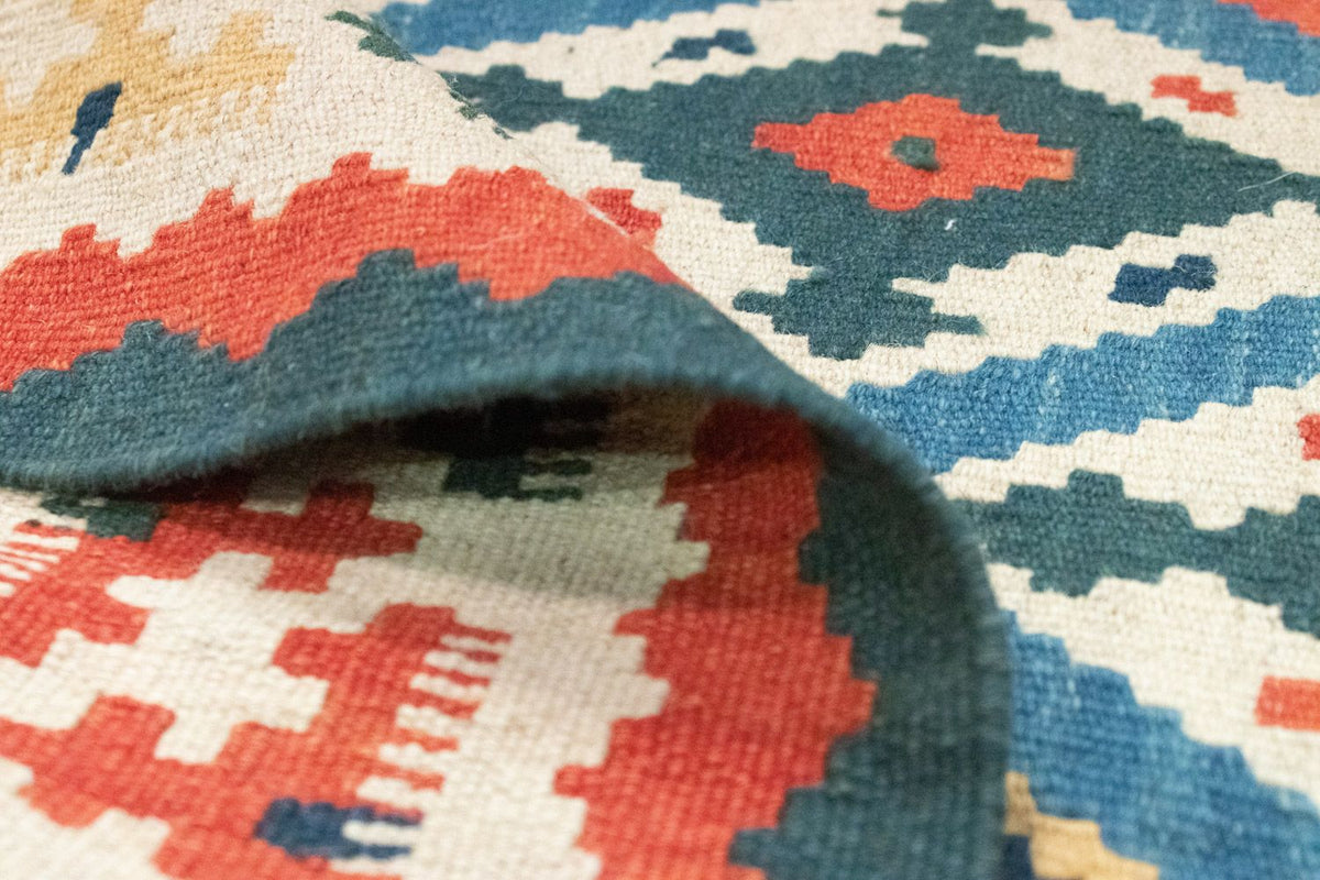 Kelim Carpet - orientalisk matta - 154 x 103 cm - blå