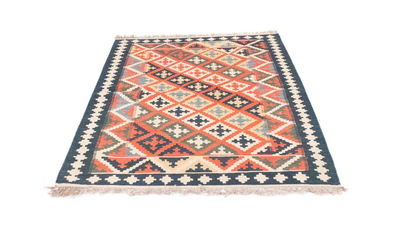 Kelim Carpet - orientalisk matta - 144 x 110 cm - orange