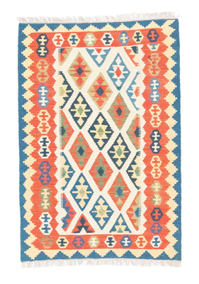 Kelim Carpet - orientalisk matta - 150 x 103 cm - beige