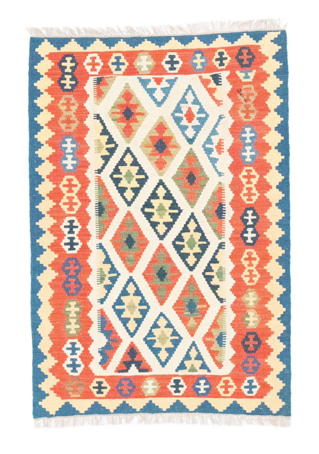 Kelim Carpet - orientalisk matta - 150 x 103 cm - beige