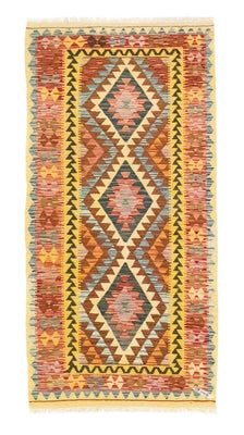 Runner Kelim Carpet - orientalisk matta - 200 x 99 cm - flerfärgad