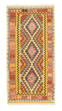 Runner Kelim Carpet - orientalisk matta - 200 x 99 cm - flerfärgad