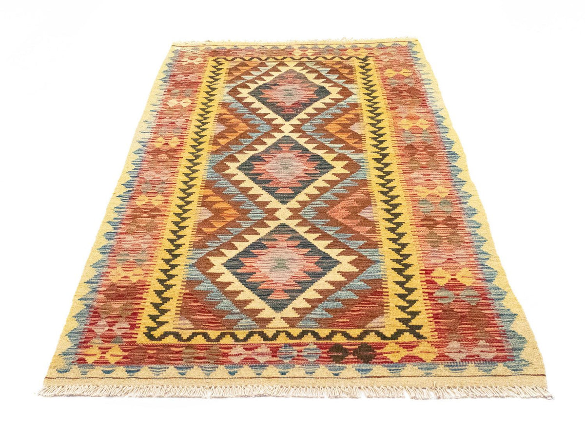 Runner Kelim Carpet - orientalisk matta - 200 x 99 cm - flerfärgad