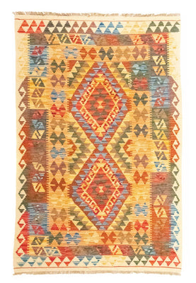 Kelim Carpet - orientalisk matta - 154 x 99 cm - flerfärgad