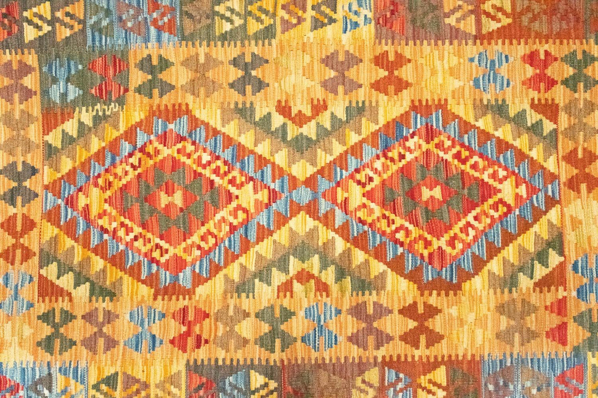 Kelim Carpet - orientalisk matta - 154 x 99 cm - flerfärgad