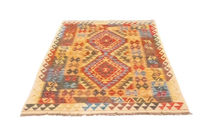 Kelim Carpet - orientalisk matta - 154 x 99 cm - flerfärgad