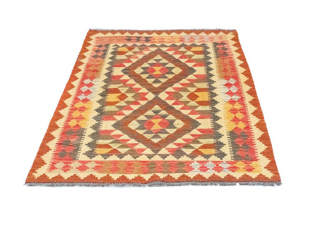 Kelim Carpet - orientalisk matta - 146 x 99 cm - orange