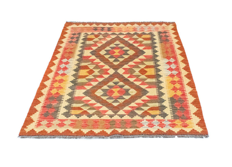 Kelim Carpet - orientalisk matta - 146 x 99 cm - orange