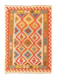 Kelim Carpet - orientalisk matta - 147 x 105 cm - orange
