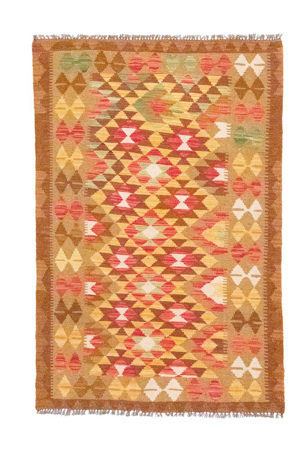 Kelim Carpet - orientalisk matta - 152 x 95 cm - orange