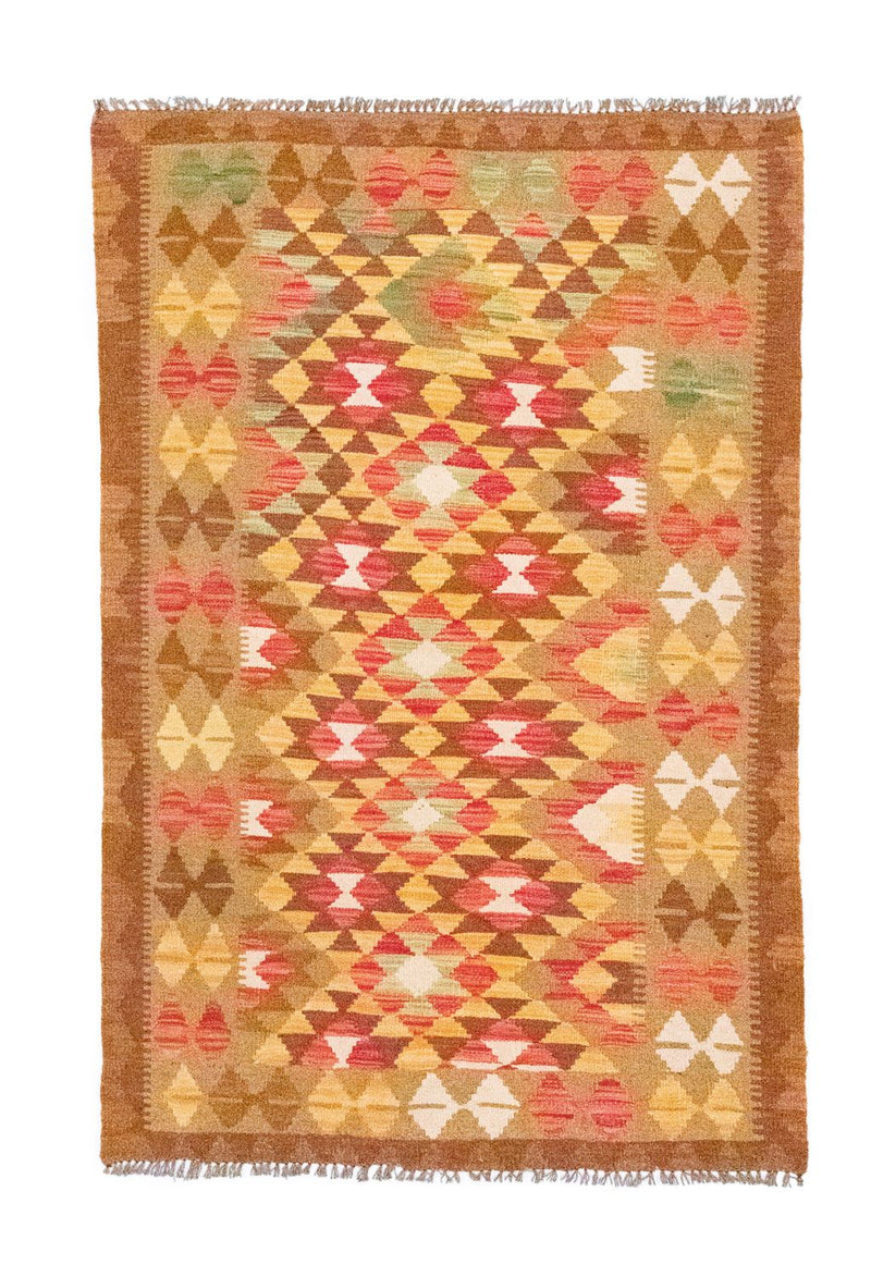 Kelim Carpet - orientalisk matta - 152 x 95 cm - orange