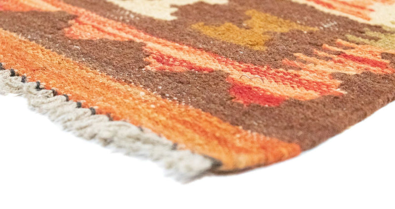 Kelim Carpet - orientalisk matta - 146 x 100 cm - orange