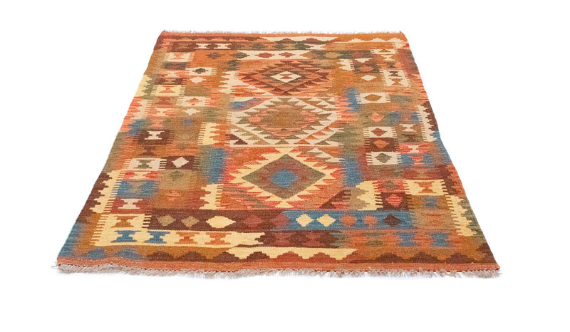 Kelim Carpet - orientalisk matta - 146 x 100 cm - orange