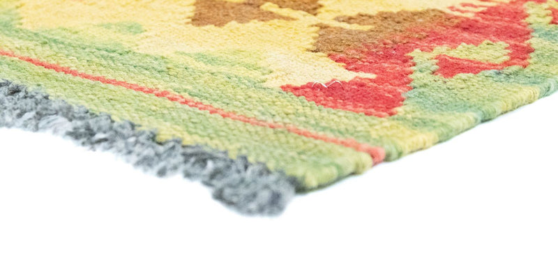 Kelim Carpet - orientalisk matta - 156 x 105 cm - grön