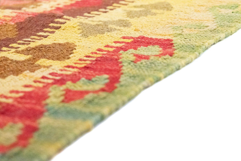 Kelim Carpet - orientalisk matta - 156 x 105 cm - grön