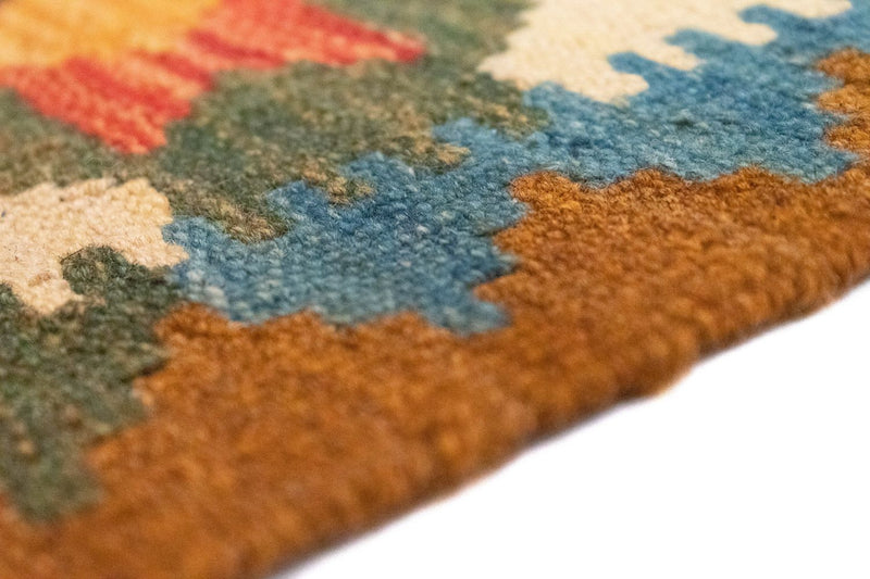 Kelim Carpet - orientalisk matta - 158 x 100 cm - flerfärgad