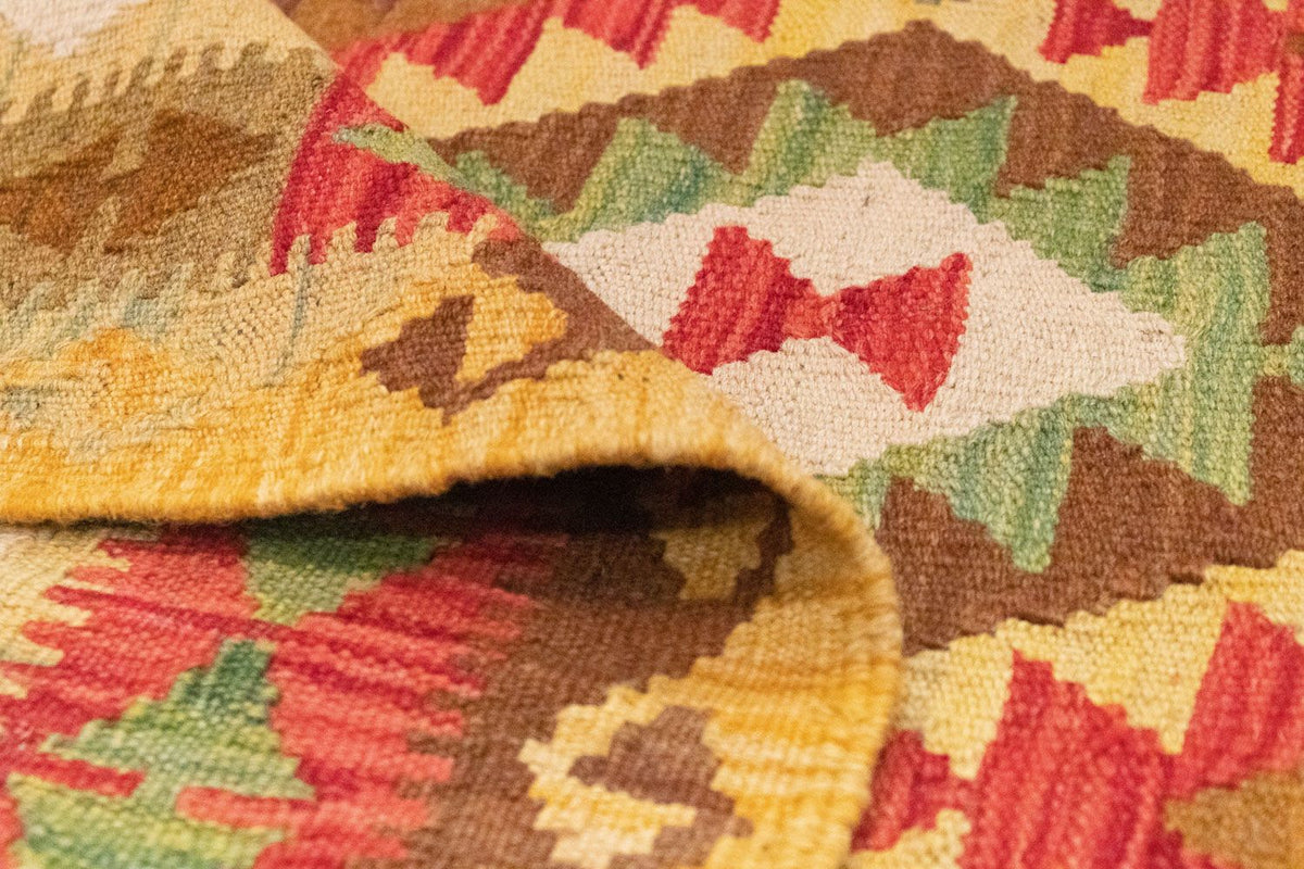 Kelim Carpet - orientalisk matta - 148 x 98 cm - orange